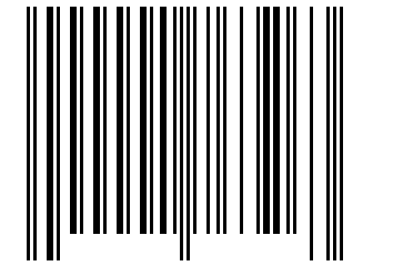 Number 1763263 Barcode