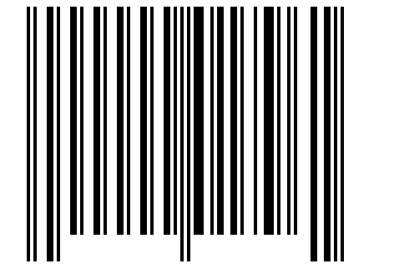 Number 17961 Barcode