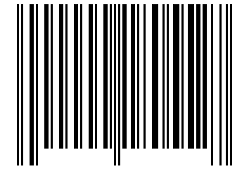 Number 180552 Barcode