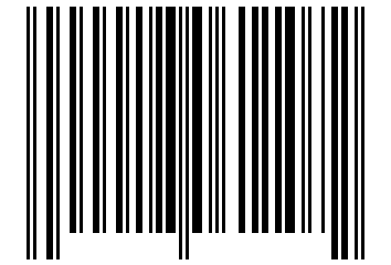 Number 18061107 Barcode