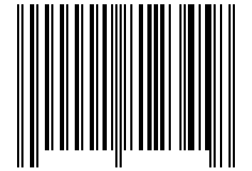 Number 1812345 Barcode