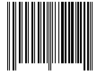 Number 1851021 Barcode