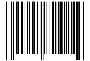 Number 1851022 Barcode
