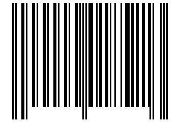 Number 18521 Barcode