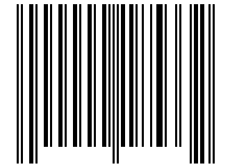 Number 185332 Barcode