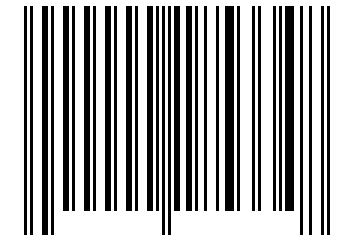 Number 185334 Barcode