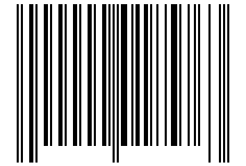 Number 18576 Barcode