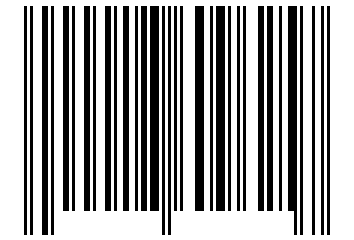 Number 18609625 Barcode