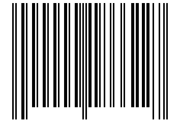 Number 186622 Barcode