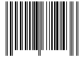 Number 18671043 Barcode