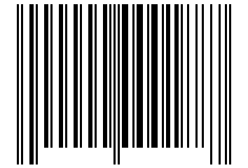 Number 188 Barcode