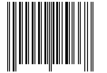 Number 189668 Barcode