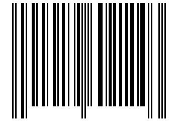 Number 19602100 Barcode