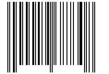 Number 19687308 Barcode