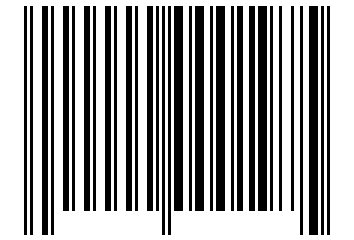 Number 197 Barcode