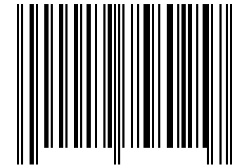 Number 19758025 Barcode