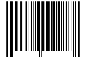 Number 2000017 Barcode