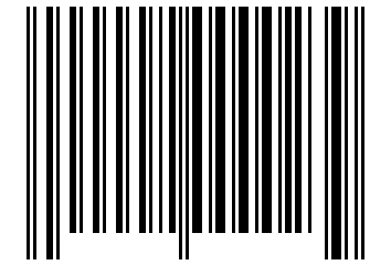 Number 2000023 Barcode
