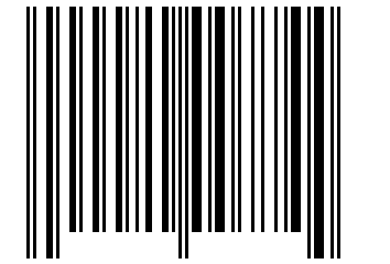 Number 20007744 Barcode