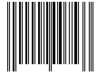 Number 2007533 Barcode