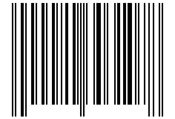 Number 20303107 Barcode