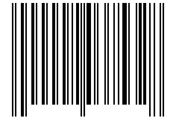 Number 2037532 Barcode