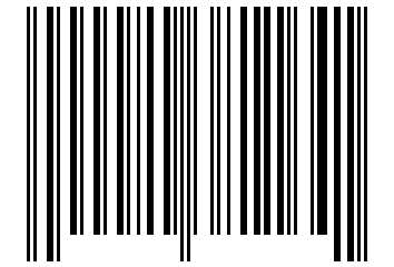 Number 20381164 Barcode