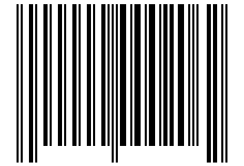 Number 206 Barcode