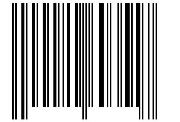 Number 20603557 Barcode