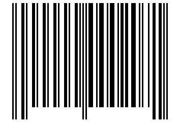 Number 207 Barcode