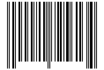 Number 20725613 Barcode