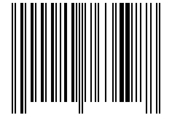 Number 20763598 Barcode