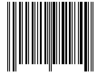 Number 20951849 Barcode