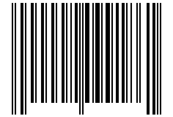 Number 2099186 Barcode