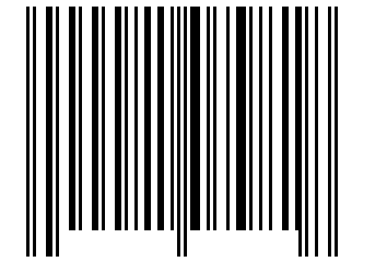 Number 21079818 Barcode
