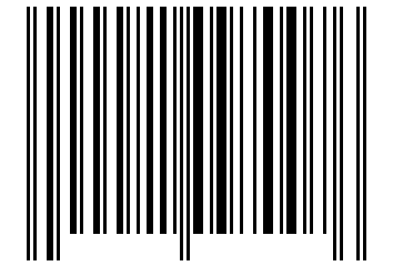 Number 21097007 Barcode