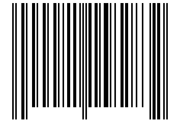 Number 21158283 Barcode