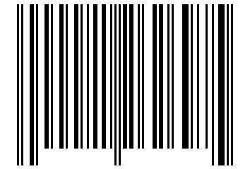 Number 21262697 Barcode