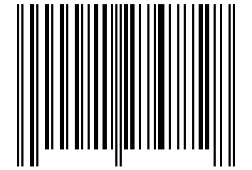 Number 21274772 Barcode