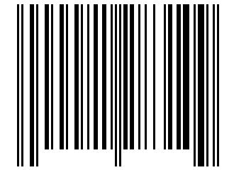 Number 21283109 Barcode