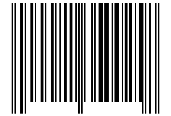 Number 21350025 Barcode