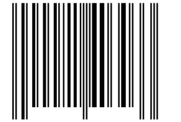 Number 21403033 Barcode