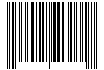 Number 21403035 Barcode