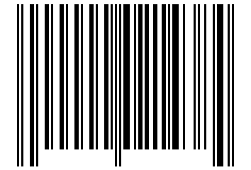 Number 21438 Barcode