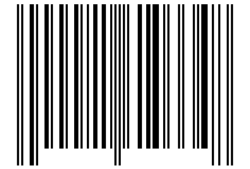 Number 21610334 Barcode