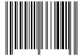 Number 21663441 Barcode