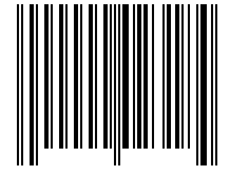 Number 23184 Barcode