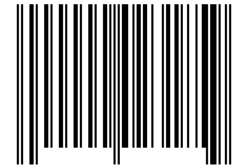 Number 23185 Barcode