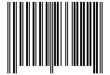 Number 233222 Barcode