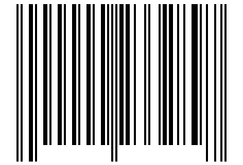 Number 233289 Barcode